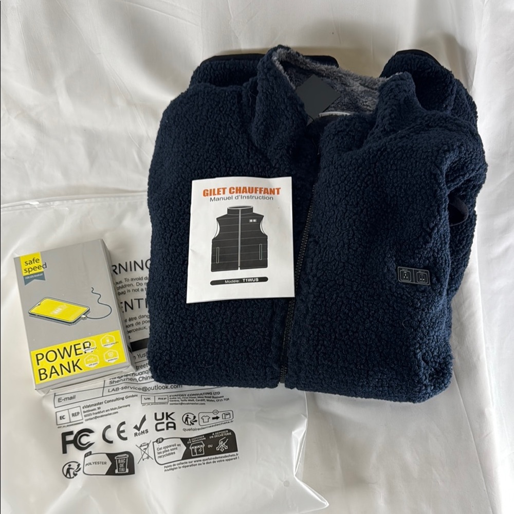 Heated Navy Vest